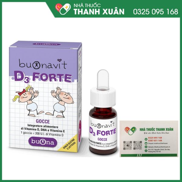 Buonavit D3 Forte - Bổ sung Canxi và DHA cho trẻ